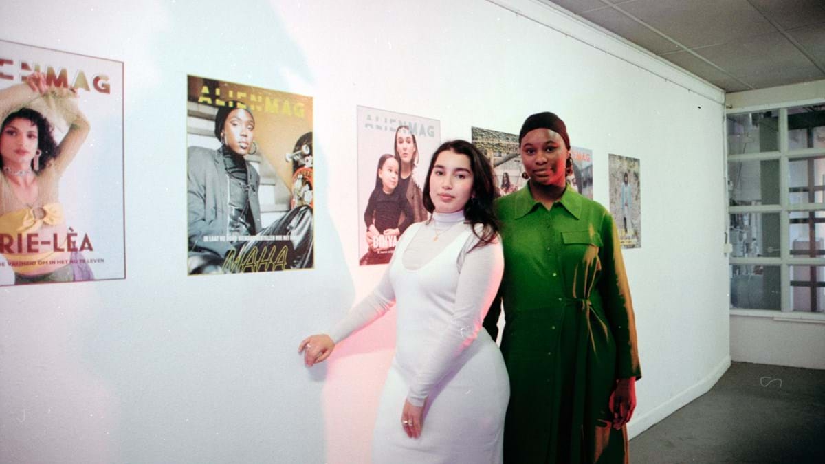 Aminanta Minte en Imane El Oualkadi van Alien Mag